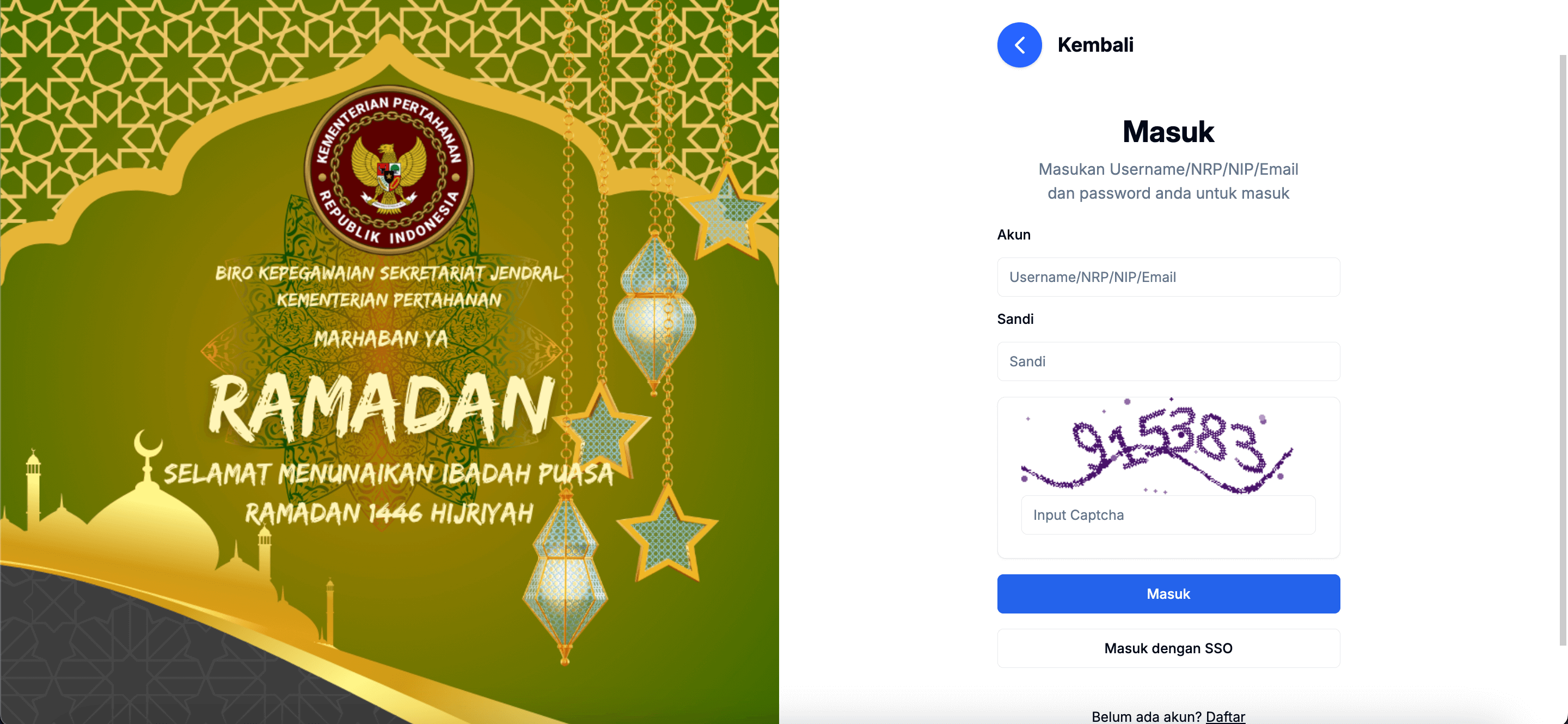 HCDP Kementerian Pertahanan